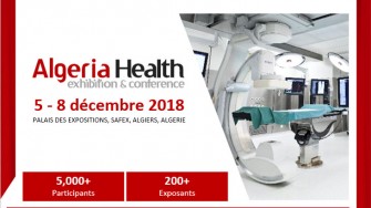 Algeria Health 2018 - 05 au 08 d&eacute;cembre 2018 &agrave; Alger