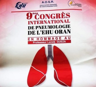  9&egrave;me congr&egrave;s international de pneumologie de lEHUO- Les 06 et jeudi 07 novembre 2019, Oran