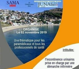 Journ&eacute;es Urologiques Nationales 8&egrave;me &eacute;dition des JUNA -Les 1 et 2 novembre 2019 &agrave; Annaba