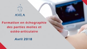 Formation en &eacute;chographie des parties molles et ost&eacute;o-articulaire