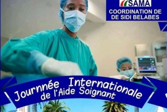 Journ&eacute;e Internationale de lAide-Soignant, le 16 novembre 2019 &agrave; Sidi Bel Abbes.