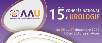 15&egrave;me Congr&egrave;s National D urologie- 05 au 07 d&eacute;cembre 2019- Alger